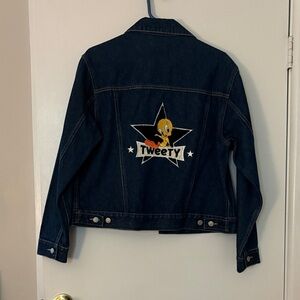 Vintage Warner Brothers Tweety Denim Jacket